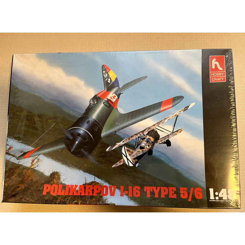 Hobby Craft Polikarpov I-16 Type 5/6 Fighter HC1535 1:48 - SEALED